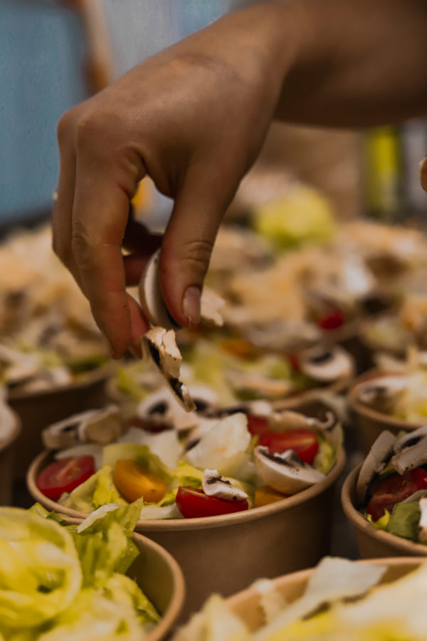 Un large choix de salades vous sont proposés par l'Atelier Huré.