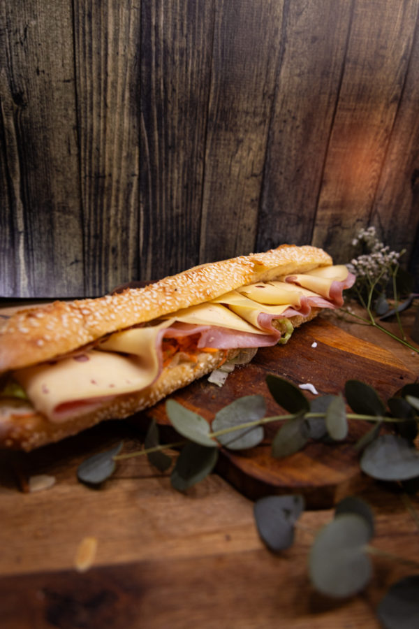 L'Atelier Huré vous propose le sandwich jambon crudité